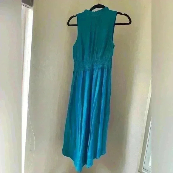 Anthropologie Maeve La Habana Dress in Teal Extra Small - Picture 3 of 7